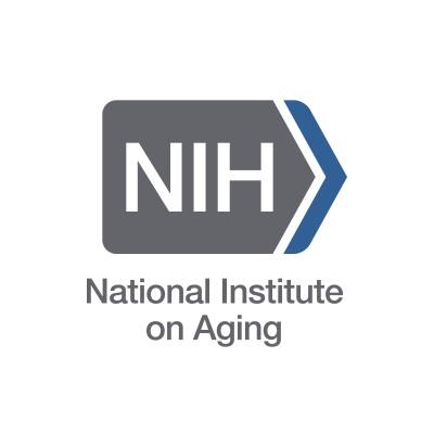 NIH National Institute on Aging logo.