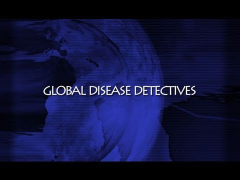 Video thumbnail of title slide: Global Disease Detectives