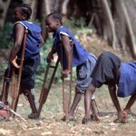 Children at the Cheshire Home for Handicapped Children in Freetown, Sierra Leone.